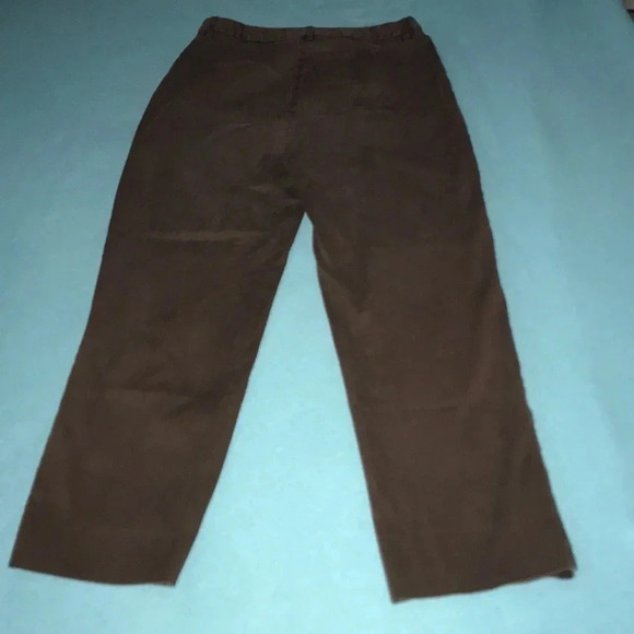 JONES NEW YORK Signature brown capris stretchy size 8 - Picture 2 of 8